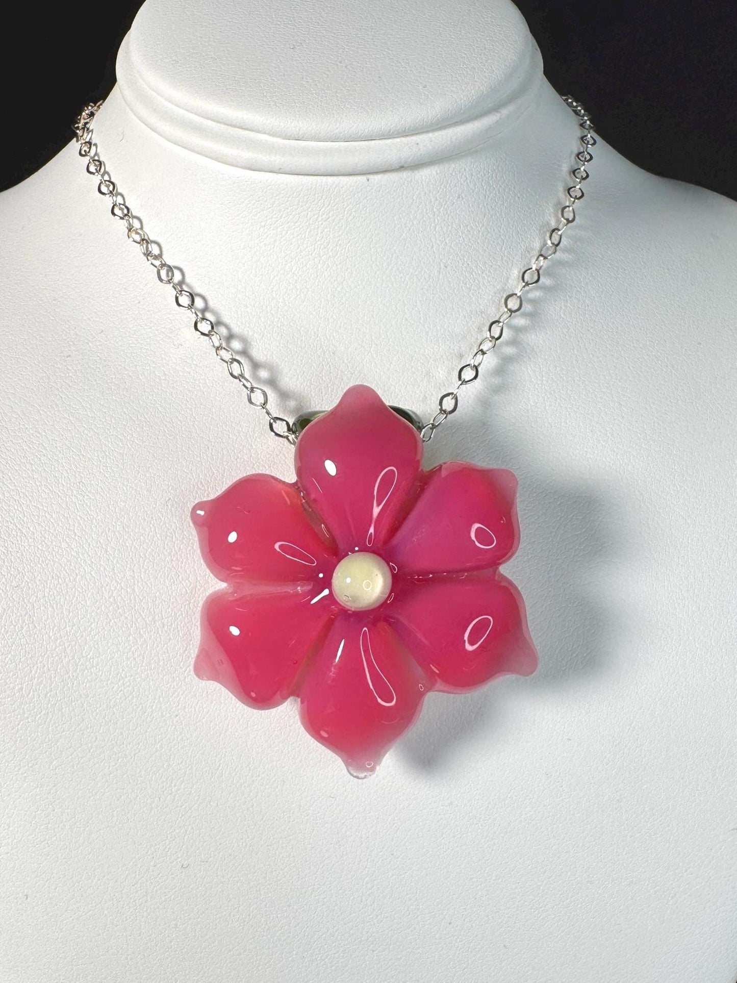 Button Flower Pendant