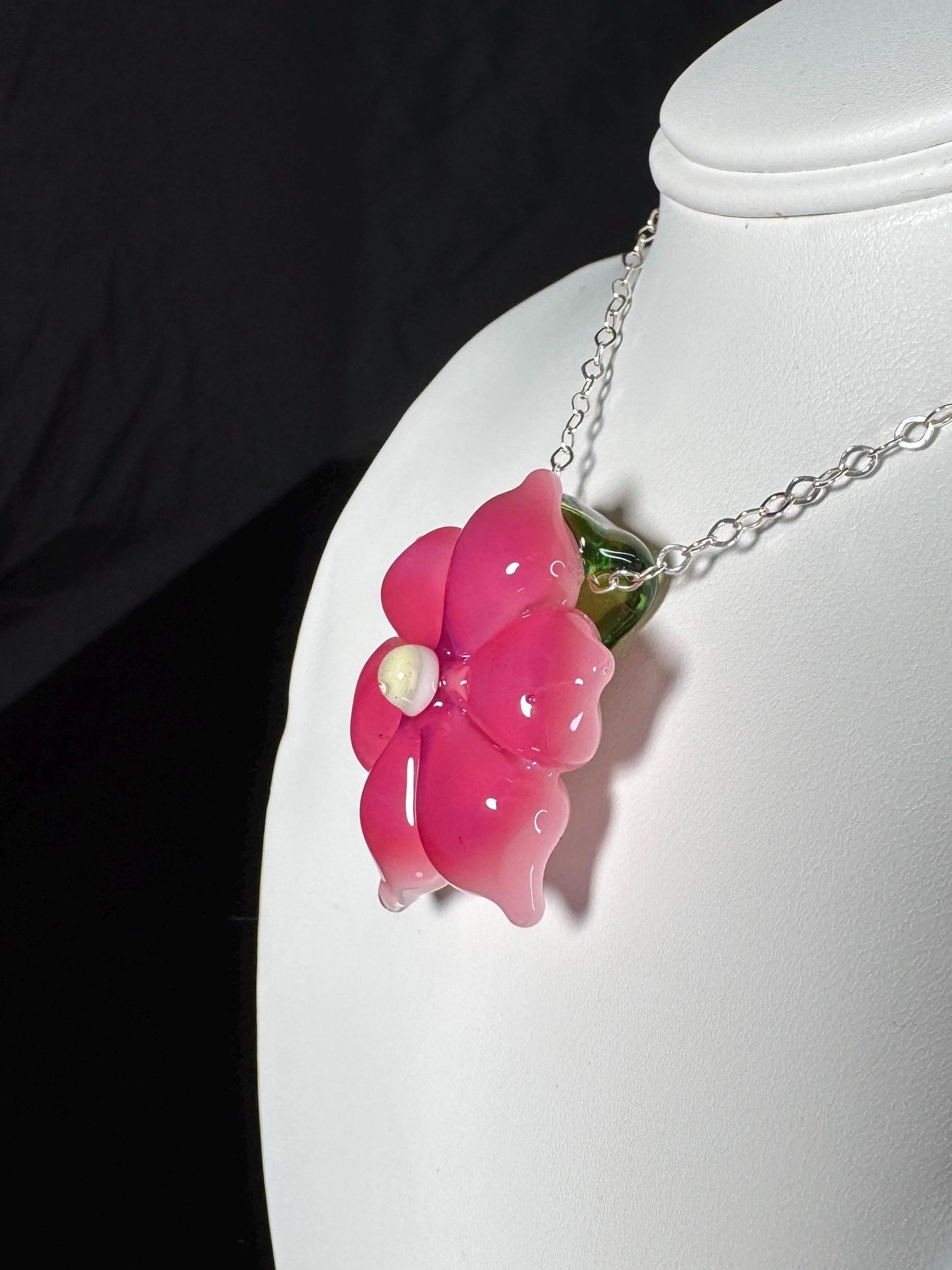 Button Flower Pendant